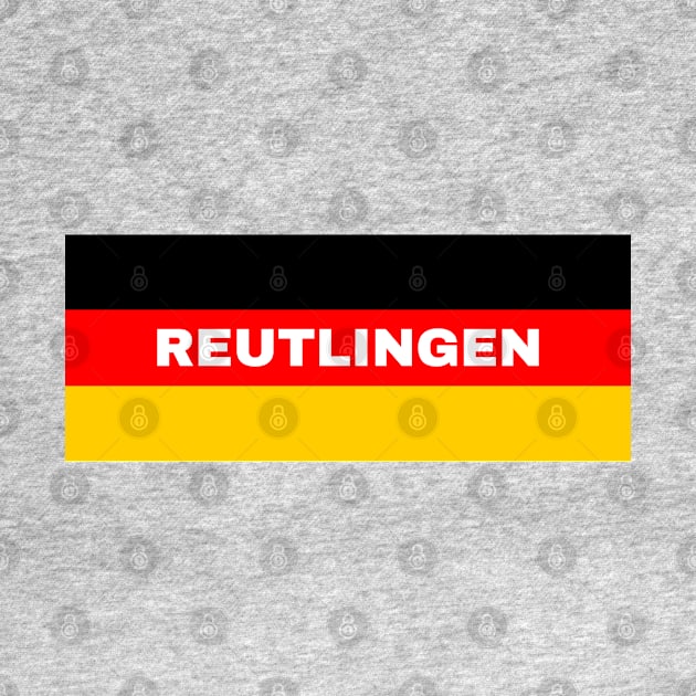 Reutlingen City in German Flag by aybe7elf